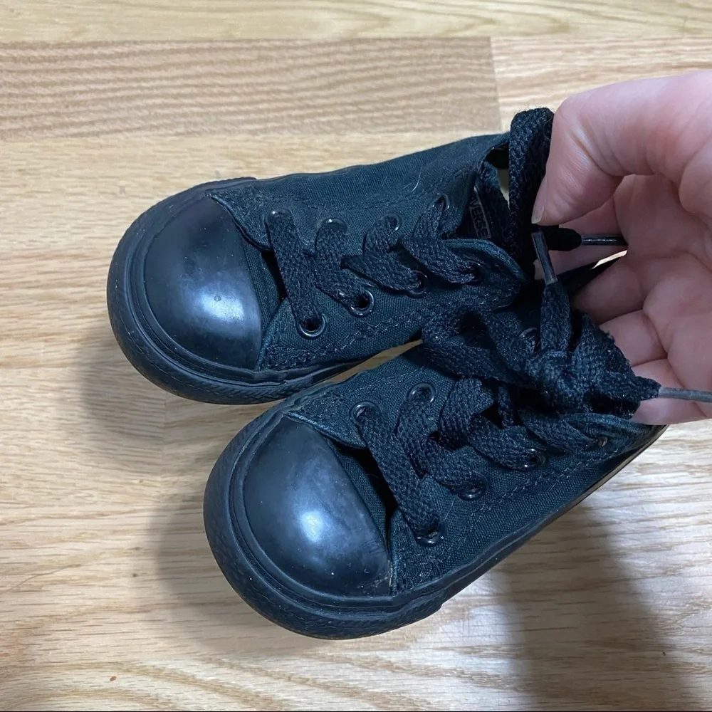 Converse black sneakers